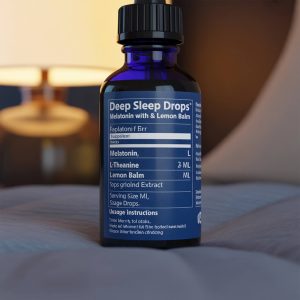 Deep Sleep Drops – Melatonin with L-Theanine & Lemon Balm