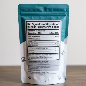 Hip & Joint Mobility Chews for Dogs – Glucosamine + MSM