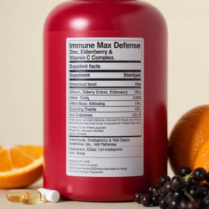 Immune Max Defense – Zinc, Elderberry & Vitamin C Complex