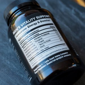 Supplement Facts: Men’s Vitality Support – Testosterone & Energy Booster