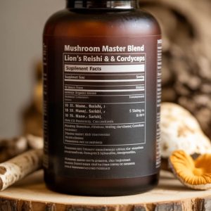 Mushroom Master Blend – Lion’s Mane, Reishi & Cordyceps